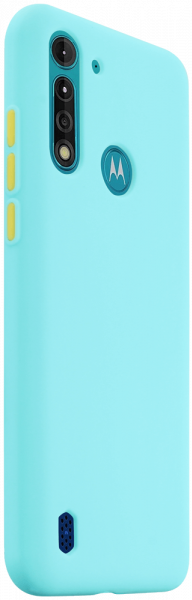 Motorola Moto G8 Power Lite szilikon tok türkiz