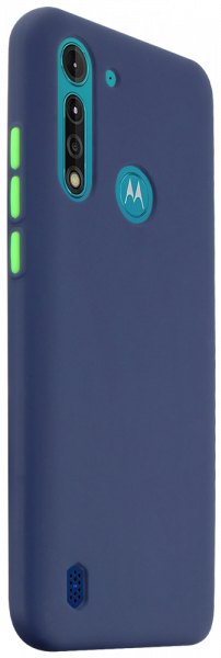 Motorola Moto G8 Power Lite szilikon tok sötétkék
