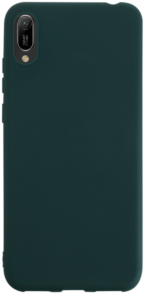 Huawei Y6 Pro 2019 szilikon tok matt sötétzöld