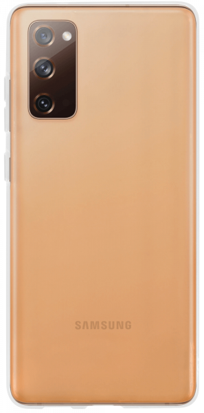 Samsung Galaxy S20 FE szilikon tok közepesen ütésálló kameravédővel átlátszó