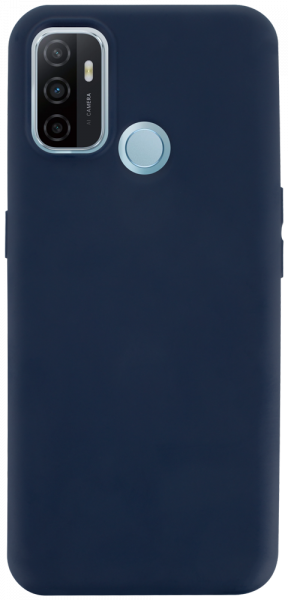 Oppo A53 2020 szilikon tok matt sötétkék