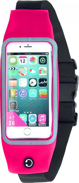 Sport tok vízálló és légáteresztő, mozgás közben szinte észrevehetetlen, fülhallgató kimenettel és fényvisszaverő csíkkal maximum 160X80mm-nagyságú telefonokhoz.