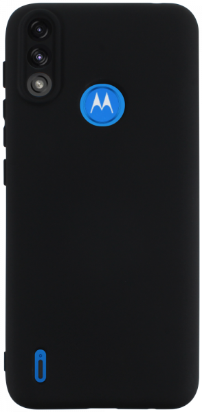 Motorola Moto E7 Power szilikon tok kameravédővel matt fekete