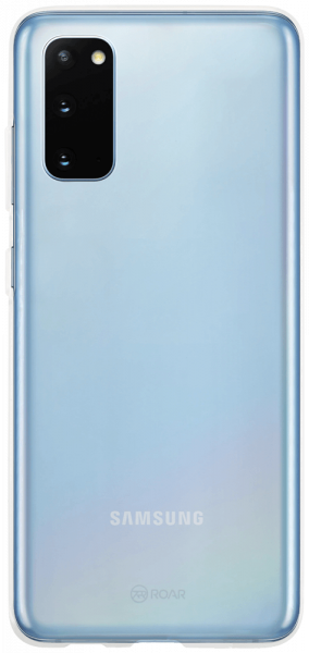 Samsung Galaxy S20 (SM-G980F) szilikon tok gyári ROAR átlátszó