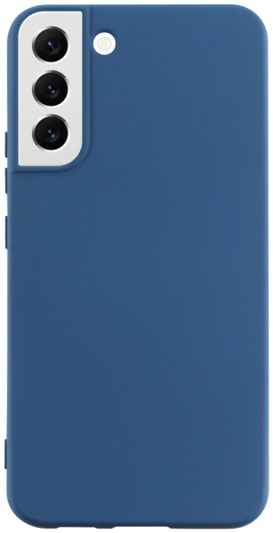 Samsung Galaxy S22 Plus 5G (SM-S906B) szilikon tok matt sötétkék