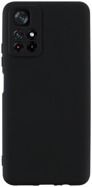 Xiaomi Poco M4 Pro 5G szilikon tok kameravédővel matt fekete