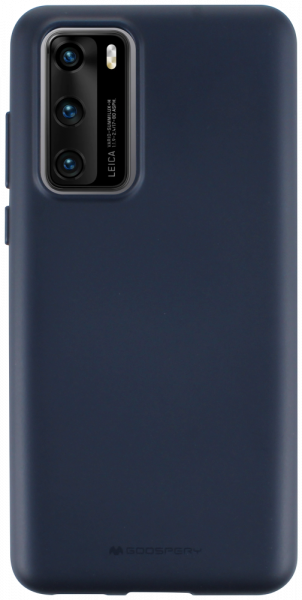 Huawei P40 szilikon tok gyári MERCURYCASE sötétkék