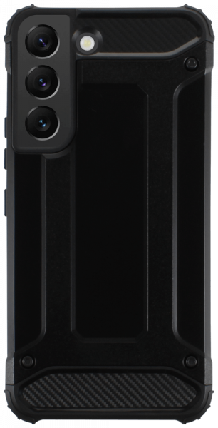 Samsung Galaxy S22 5G (SM-S901B) ütésálló tok légpárnás sarkas, hibrid Forcell Armor fekete