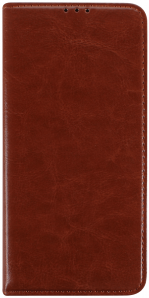 Samsung Galaxy A73 5G (SM-A736B) oldalra nyíló flipes bőrtok valódi bőr barna