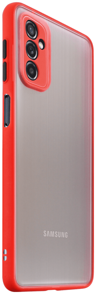 Samsung Galaxy M52 5G (SM-M526BR) kemény hátlap Vennus Button Bumper piros