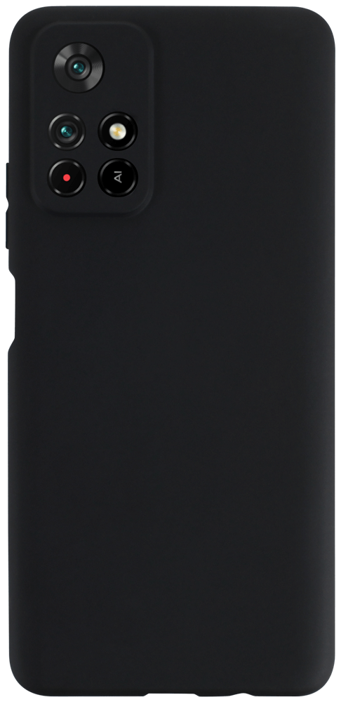 Xiaomi Poco M4 Pro 5G szilikon tok kameravédővel matt fekete