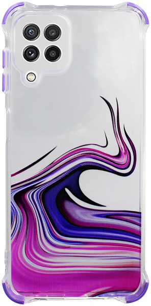 Samsung Galaxy M32 (SM-M325F) extra ütésálló Akvarell TPU telefontok