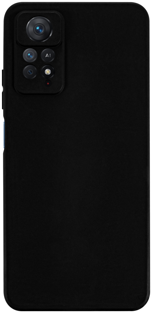 Xiaomi Redmi Note 11 Pro 5G szilikon tok kameravédővel matt fekete