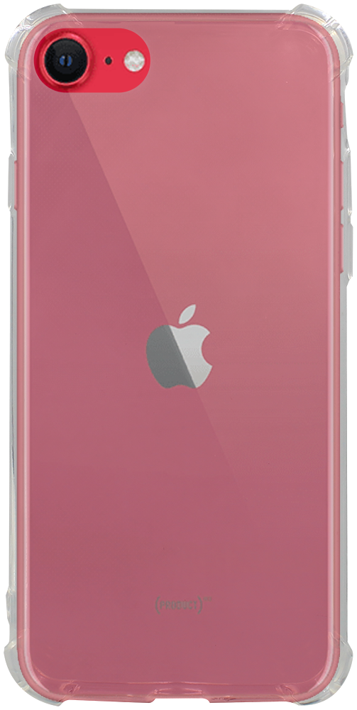 Apple iPhone SE (2022) szilikon tok légpárnás sarok átlátszó