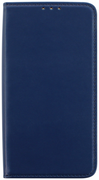 Xiaomi Redmi 7A oldalra nyíló flipes bőrtok asztali tartó funkciós sötétkék