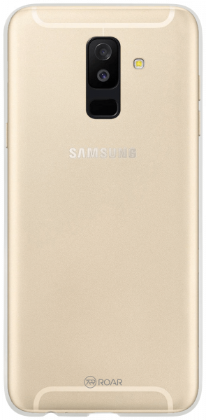 Samsung Galaxy A6 Plus 2018 Dual (A605) szilikon tok gyári ROAR átlátszó