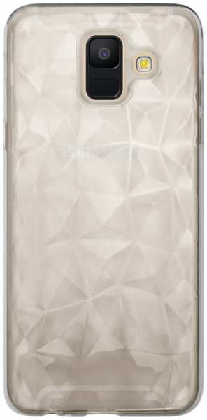 Samsung Galaxy A6 2018 Dual (A600) szilikon tok 3D gyémántmintás átlátszó