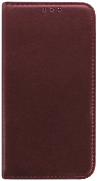 Apple iPhone 14 oldalra nyíló flipes bőrtok asztali tartó funkciós bordó