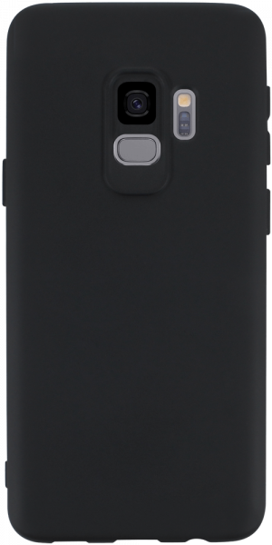 Samsung Galaxy S9 (G960) szilikon tok kameravédővel matt fekete