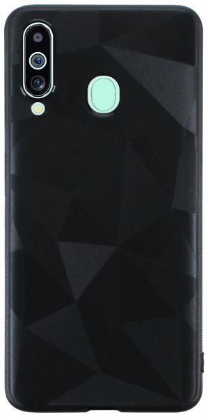 Samsung Galaxy A60 (SM-A6060) szilikon tok gyémánt mintás fekete