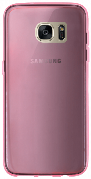 Samsung Galaxy S7 (G930) szilikon tok átlátszó rózsaszín