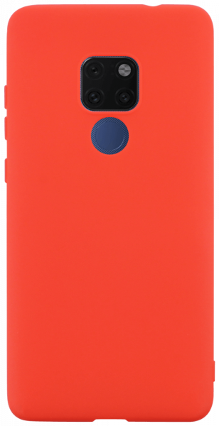 Huawei Mate 20 szilikon tok matt piros