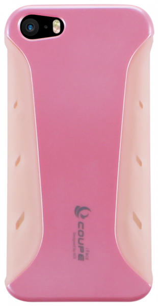 Apple iPhone SE (2016) kemény hátlap szilikon keret rózsaszín