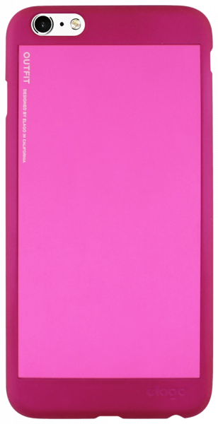 Apple iPhone 6S Plus kemény hátlap fém hátlappal rózsaszín