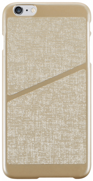 Apple iPhone 6 Plus kemény hátlap mikroszálas vonal minta arany