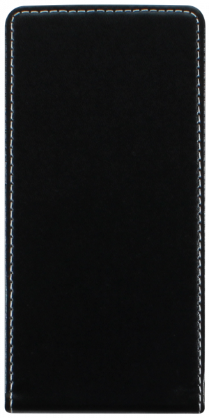 Sony Xperia XZ1 (G8341) lenyíló flipes bőrtok fekete