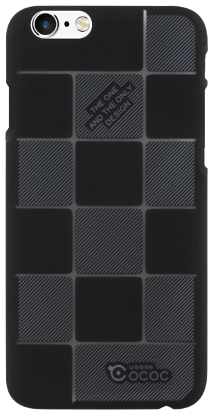 Apple iPhone 6S kemény hátlap sakktábla minta fekete
