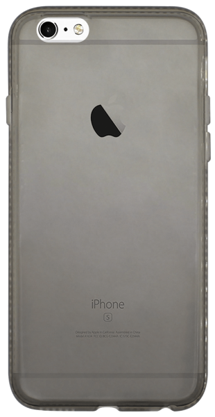 Apple iPhone 6S Plus szilikon tok strasszköves füstszínű