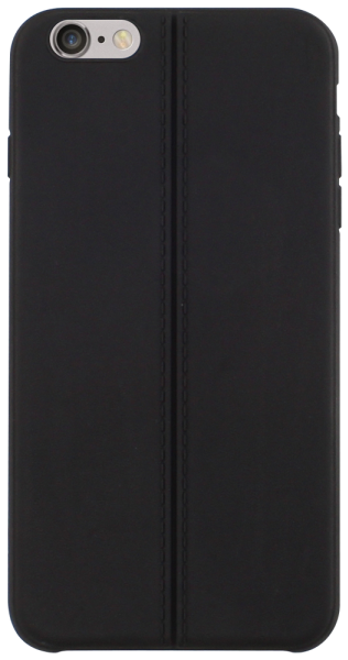 Apple iPhone 6S Plus szilikon tok varrás mintás fekete