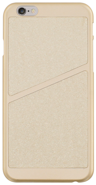 Apple iPhone 6 kemény hátlap mikroszálas minta arany