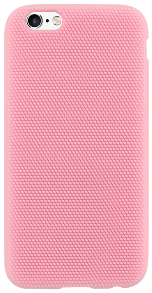 Apple iPhone 6S szilikon tok 3D mintás babarózsaszín