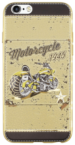 Apple iPhone 6S szilikon tok bőrhatású barna