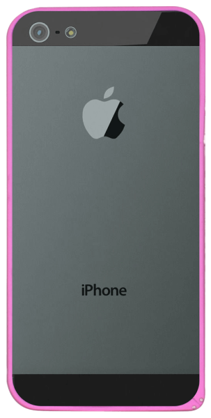 Apple iPhone 5 bumper strasszköves rózsaszín