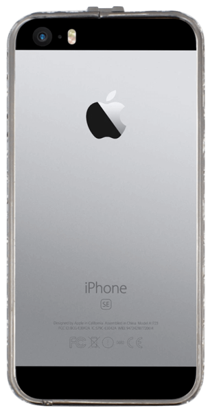 Apple iPhone SE (2016) bumper strasszköves szürke