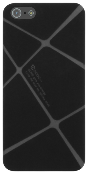 Apple iPhone 5 kemény hátlap mintás fekete