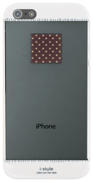 Apple iPhone 5 kemény hátlap foltozott mintás átlátszó