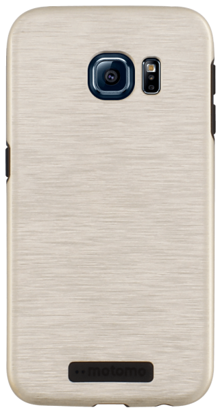 Samsung Galaxy S6 Edge (G925) kemény hátlap gyári MOTOMO szálcsiszolt mintás arany