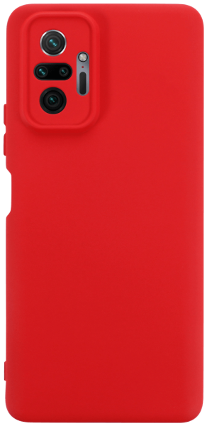 Xiaomi Redmi Note 10 Pro Max szilikon tok kameravédővel piros