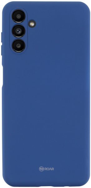 Samsung Galaxy A04s (SM-A047F) szilikon tok gyári ROAR kameravédővel sötétkék