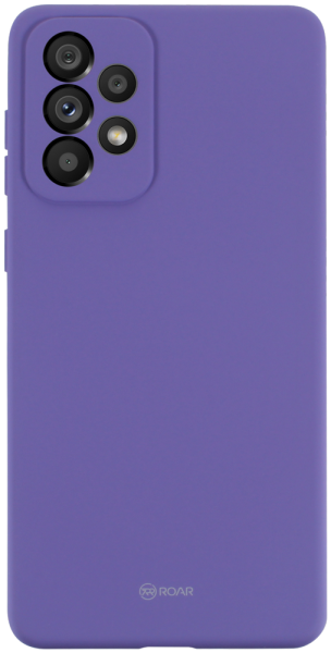Samsung Galaxy A73 5G (SM-A736B) szilikon tok gyári ROAR kameravédővel lila