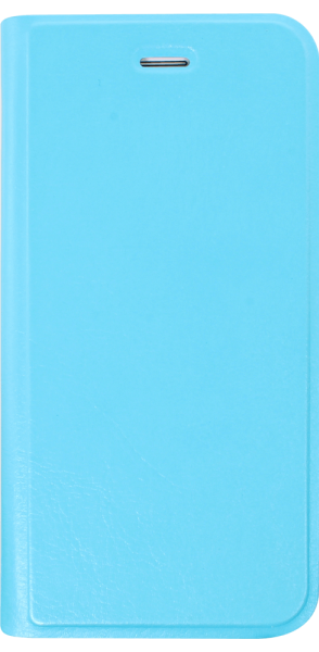 Apple iPhone 6S oldalra nyíló flipes bőrtok asztali tartó funkciós világoskék