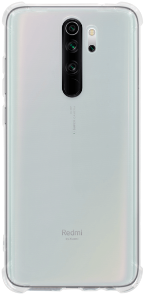 Xiaomi Redmi Note 8 Pro szilikon tok közepesen ütésálló légpárnás sarok átlátszó