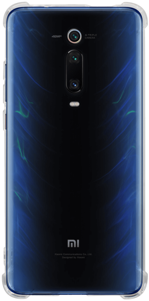 Xiaomi Mi 9T szilikon tok közepesen ütésálló légpárnás sarok átlátszó