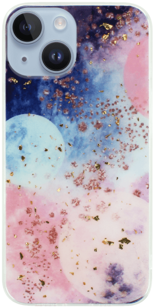 Apple iPhone 14 kemény hátlap Gold Glam Galactic