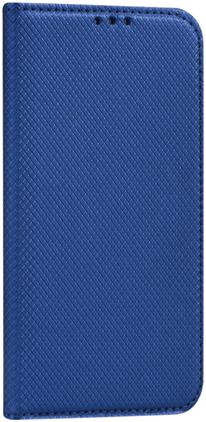 Samsung Galaxy A13 5G (SM-A136) oldalra nyíló flipes bőrtok rombusz mintás sötétkék
