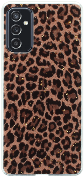Samsung Galaxy M52 5G (SM-M526BR) kemény hátlap Gold Glam Leopard